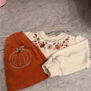 Isaac Mizrahi: Embroidered Pumpkin Outfit